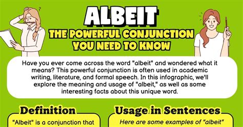 ALBEIT definition and meaning .